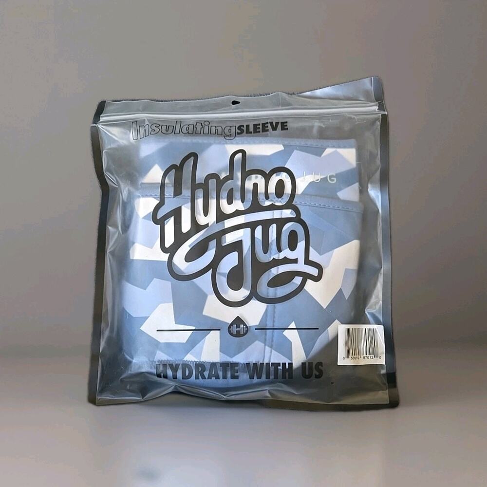 HydroJug Pro 73oz, Sleeve & Strap Mermaid Blue Geo Camo Insulating